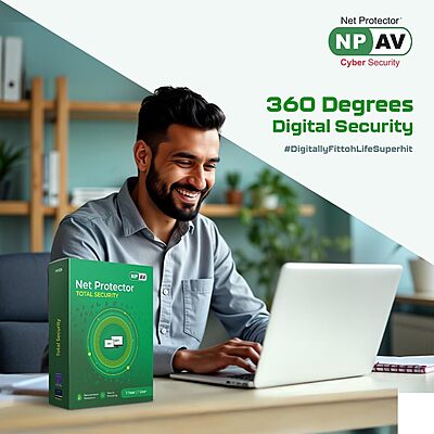 Net Protector Total Security 2025 Antivirus 1 PC 1 Year Email License
