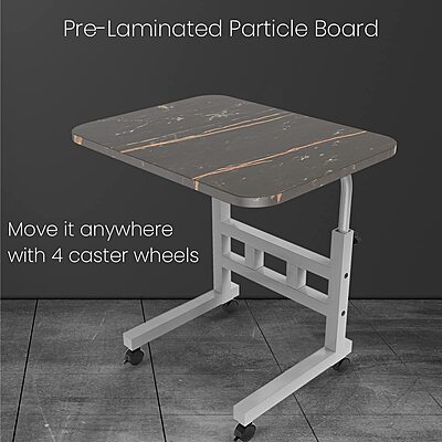 Portronics Buddy D – Laptop Table (Black, Wooden) combines style and functionality, offering comfort and durability for your workspace needs.