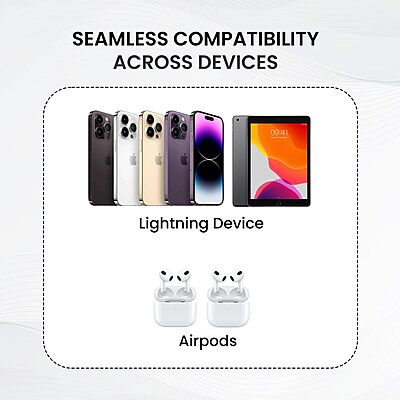 Portronics Konnect X – 27W Type-C to Lightning Cable, 1M White, fast charging, durable design, compatible with iPhone, iPad, and more, perfect for quick data transfer and reliable performance.