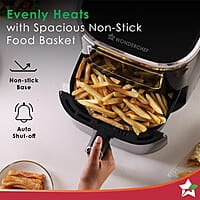 Wonderchef Platinum Air Fryer Digital Rapid Air Technology 5 Liters