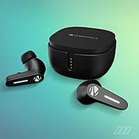 Zebronics Sound Bomb 7 Bluetooth TWS in Ear Earbuds with 40H Playtime, ENC Mic, Rapid Charge, Upto 50ms Gaming Mode, Flash Connect, Voice assistant, Smooth Touch Control, BT v5.2, Type C