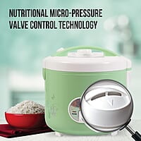 Havells Max Cook Dlx Cl 2.8 Ltr Rice Cooker, 2.8 Liter, Light Green