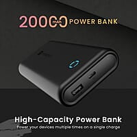 Portronics PowerPod 20K Advanced 20000 mAh Power Bank with 22.5W Max Output, Fast Charging Power Bank with 22.5W