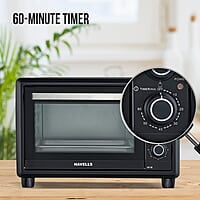 Havells OTG 16T BL - 16 Litre Toughened Double Glass Door 1200 Watt 6 Heating Modes