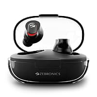 Zebronics Zeb-Sound Bomb N2 TWS Wireless in Ear Earbuds with 50ms Low Latency Gaming, ENC, Voice Assistant, Flash Connect, Splash Proof, BT v5.2, up to 12H Backup, Call Function and Type C