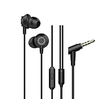Blaupunkt EM10 in-Ear Wired Earphone with Mic and Deep Bass HD Sound Mobile Headset with Noise Isolation and with customised Extra Ear gels