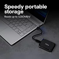 Crucial X9 1TB External SSD – USB 3.2 Gen 2 | Up to 1050MB/s Read | Portable Drive