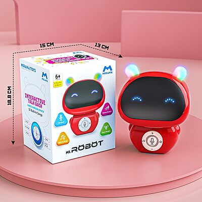 Mirana Mr. Robot - Interactive Talking & Dancing Robot with Bluetooth Speaker