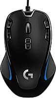 Logitech G300s Ambidextrous design/ Programmable Lighting/ Frictionless Base,upto 2500 DPI Wired Optical Gaming Mouse