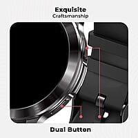 FireBoltt Mystic 1.3" AMOLED Display Smartwatch Black