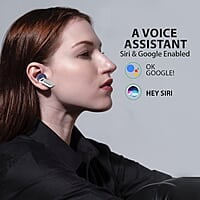 Blaupunkt Newly Launched Btw300 Bass Buds Truly Wireless Bluetooth in Ear Earbuds I Bass Demon Tech I Enc Crispr Tech I 40Hrs Playtime I Turbovolt Charging I Bt Version 5.3 I 80Ms Low Latency