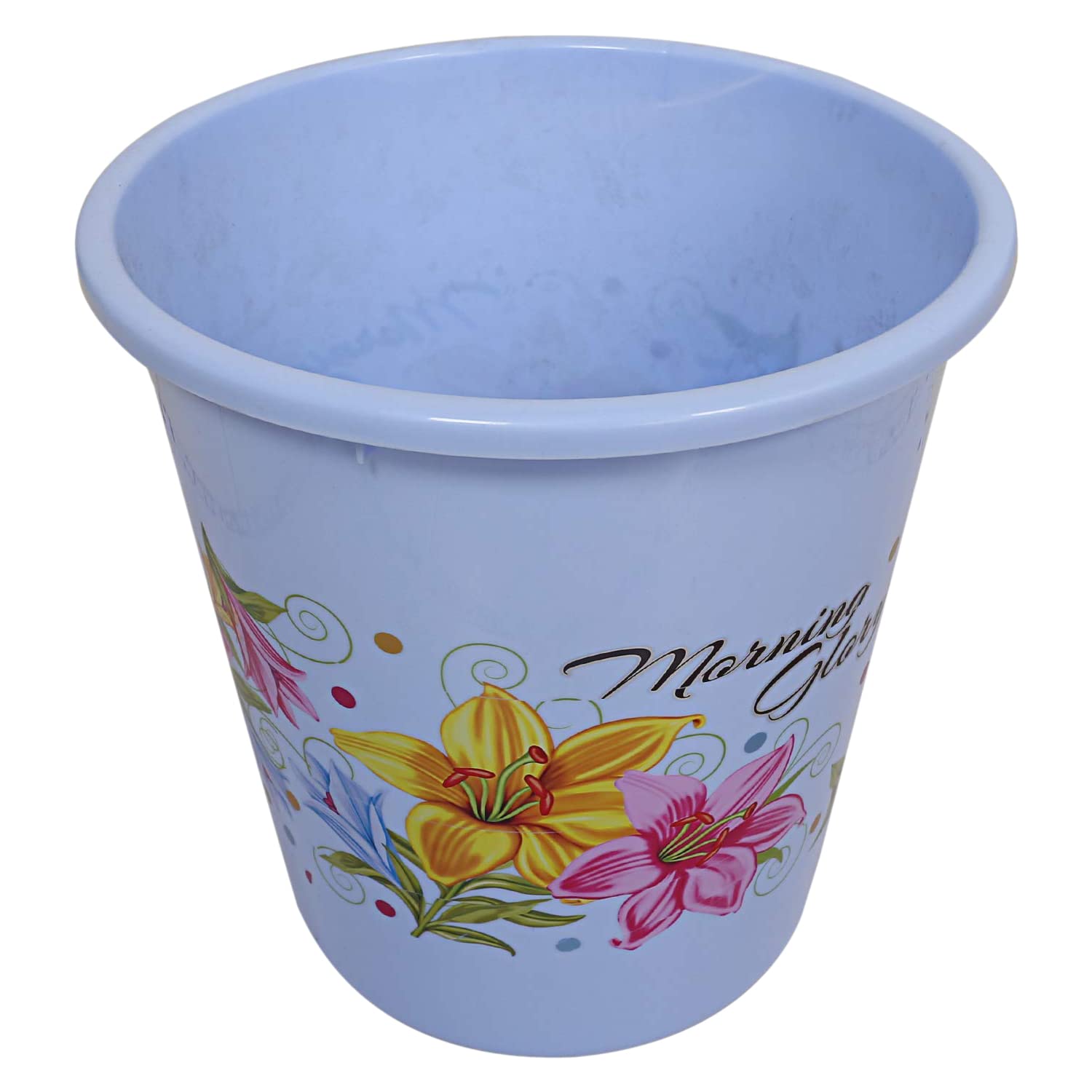 Open Dustbin Round- 5 Litre (White)