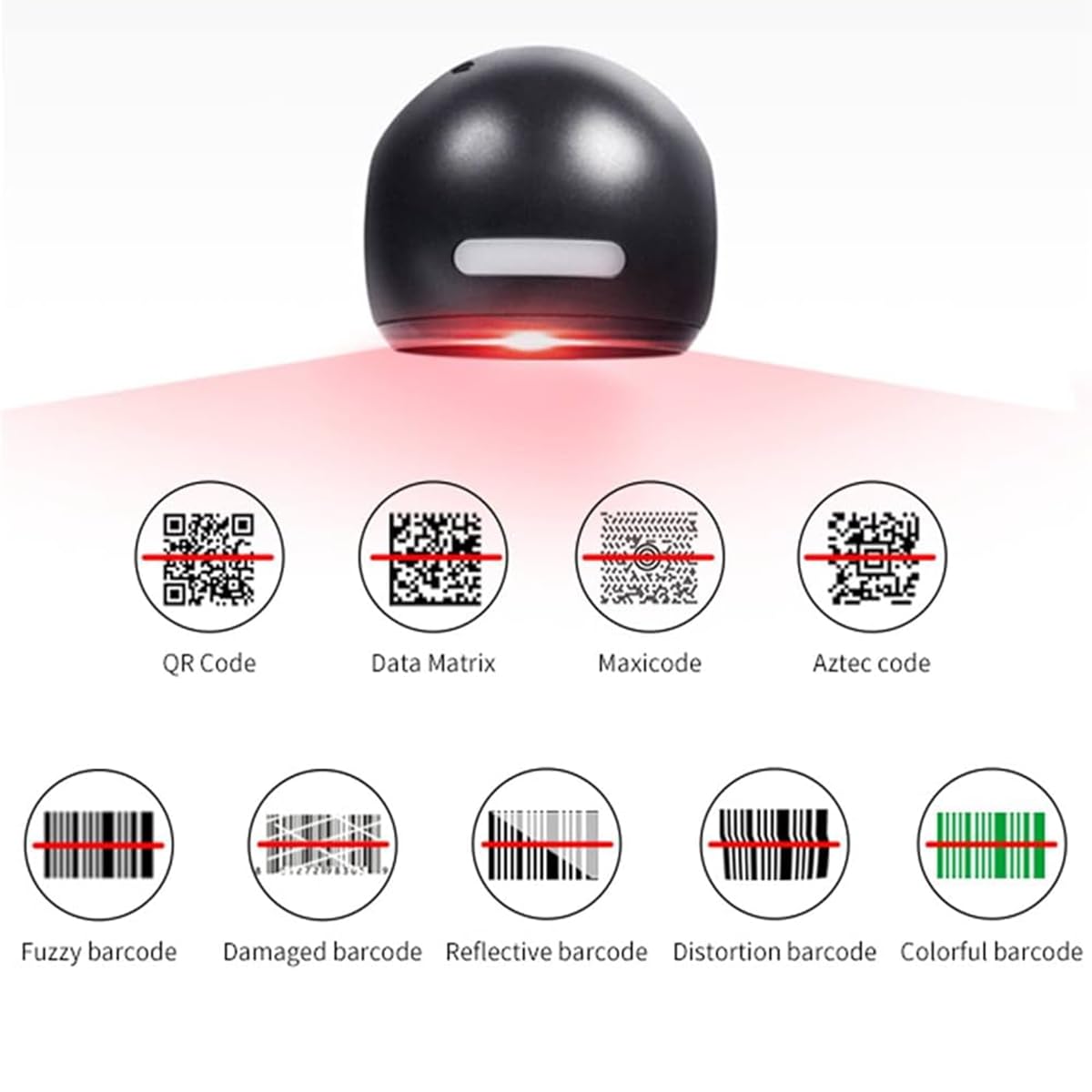 Atpos AT-9300D 2D 1D Desktop Barcode Scanner | USB Wired