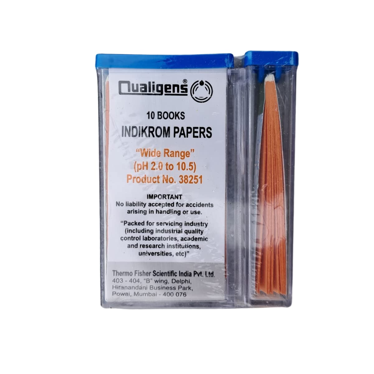 pH Paper Indicator (2-10.5) - QUALIGENS Original Strip pH Paper Indicator (2-10.5) - QUALIGENS Original Strip