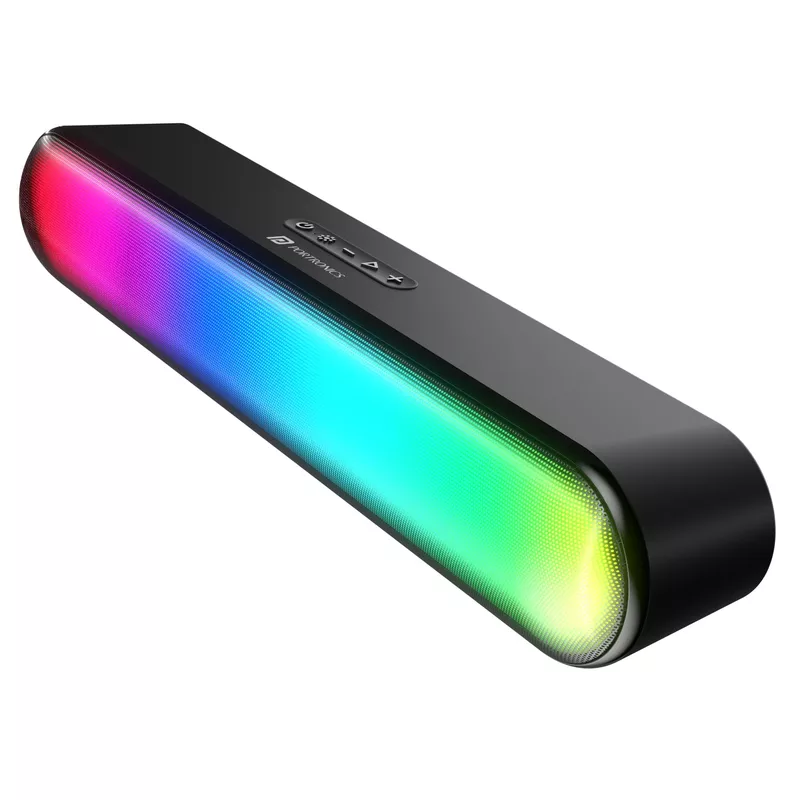 Portronics Decibel 23 16W Bluetooth Soundbar – Built-in Mic, Powerful Audio | Perfect for Music, Calls & Home Entertainment | Compact & Stylish Design