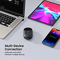 Portronics Toad 6 Wireless Mouse – Bluetooth, Black. Ergonomic, smooth tracking, long battery life. Ideal for home, office, and travel.