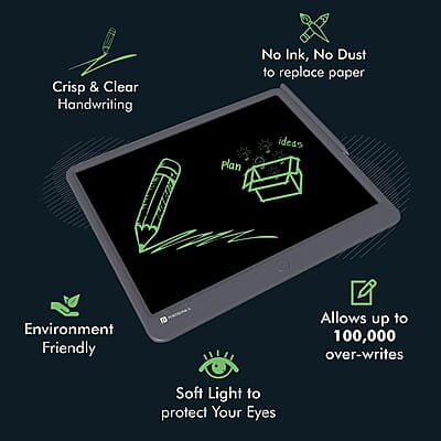 Portronics Ruffpad 15 Re-writable LCD Pad Portronics Ruffpad 15 Re-writable LCD Pad