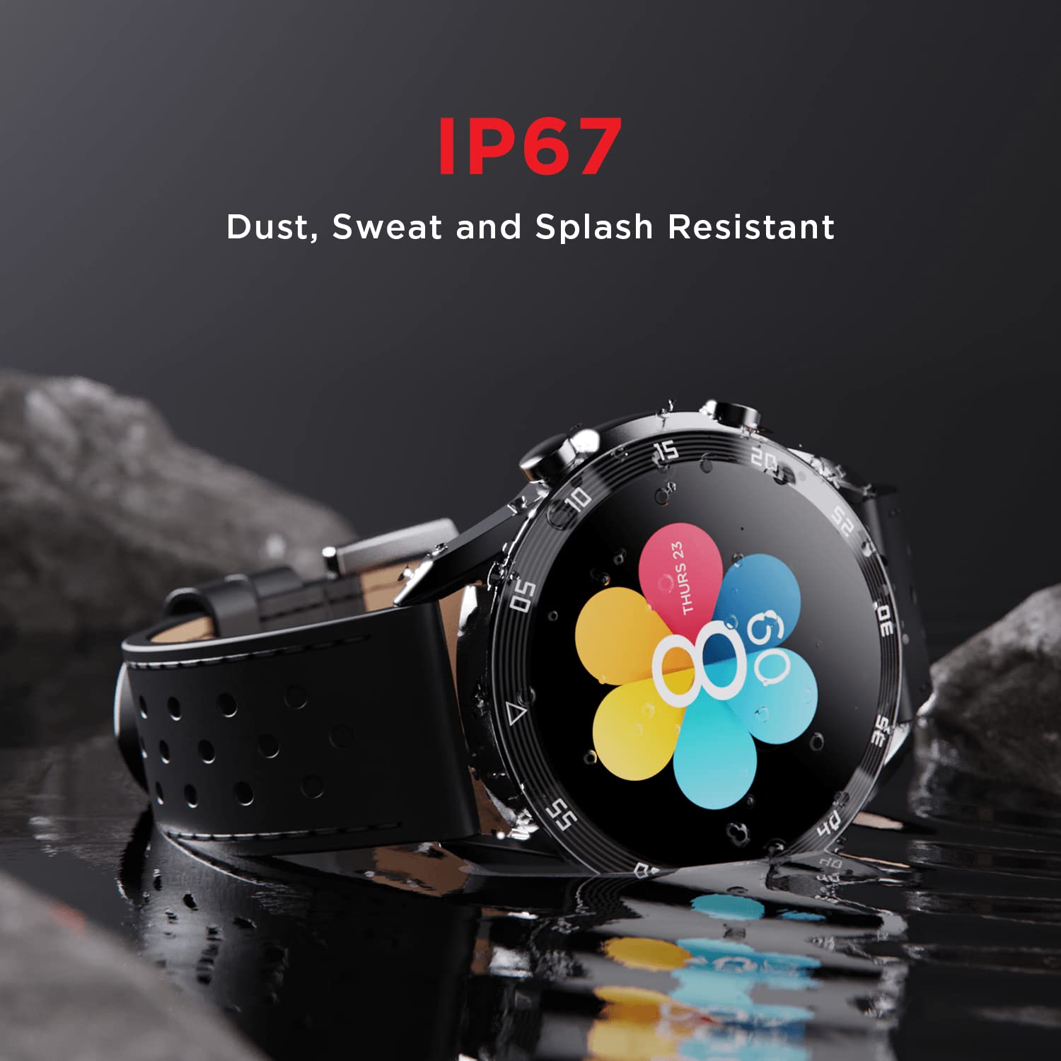 boAt Primia SmartWatch Active Black