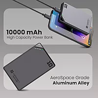 Portronics Boosty 10K is a sleek 10000mAh power bank with 15W wireless charging. It features dual USB ports, fast charging, and a compact design, perfect for on-the-go charging needs.
