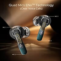 boAt Airdopes 141 ANC TWS in-Ear Earbuds w/ 32 dB ANC, 42 Hrs Playback, 50ms Low Latency Beast Mode, 4 Mics with ENx, ASAP Charge, IWP Twch with BT v5.3 & IPX5 Ear Buds TWS