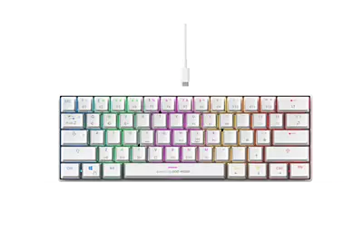 Cosmic Byte Themis 61 Key Mechanical Per Key RGB Gaming Keyboard CB-GK-21 ( White )