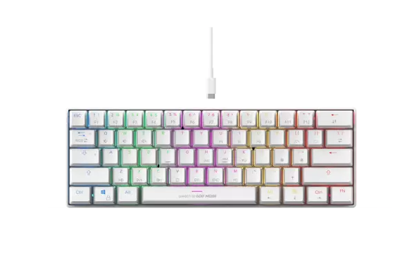 Cosmic Byte Themis 61 Key Mechanical Per Key RGB Gaming Keyboard CB-GK-21 ( White )