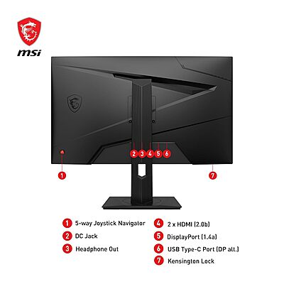 MSI, 27" QHD 240Hz Gaming Monitor, G274QPX