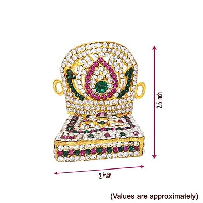 .God Ornament Gold Plated Multi Stone Hand&Leg with Namam, God Stone Ear .God Ornament Gold Plated Multi Stone Hand&Leg with Namam, God Stone Ear