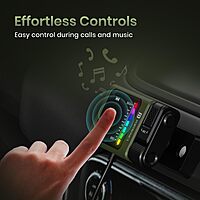 Portronics Auto Tune | Bluetooth Car Audio with Enhanced Bass Control, delivering superior sound quality and seamless connectivity for an immersive driving experience. Tune in and enjoy!
