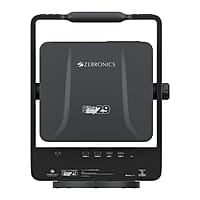 ZEBRONICS PIXAPLAY 29, Smart Projector, 6500 Lumens, Dolby Audio, 4K Support, 200 Inch Screen Size, Supports Bluetooth, HDMI, USB, WiFi, 1080p Native, Auto Focus, Keystone, APP Support, Miracast