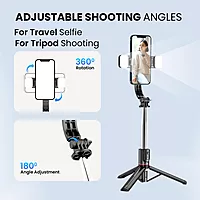 Portronics Lumistick – A versatile 360° selfie stick featuring adjustable light modes for perfect selfies. Compact design, easy to use, and ideal for capturing stunning moments anywhere!