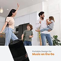 Just Corseca Sushi Boomer 40W Bluetooth Speaker – Dual Drivers | BT 5.3 | RGB | Black