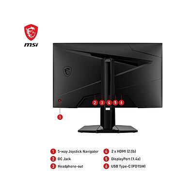 MSI 27-INCH 180Hz ,RAPID IPS PANEL 1440P,GAMING MONITOR, G274QPF E2