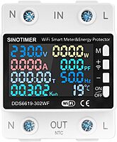 DDS6619-302L Tuya Smart WiFi
Multifunctional Energy Meter