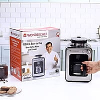 Wonderchef Regalia Bean-to-Cup Brew Coffee Maker with Grinder Get Fresh Aromatic Powder
