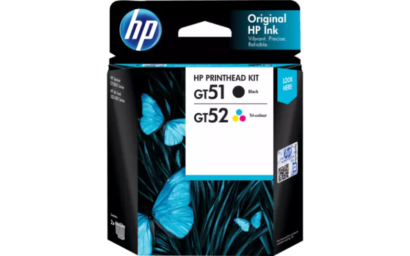 HP GT51/52 Blk/Clr Printhead Combo