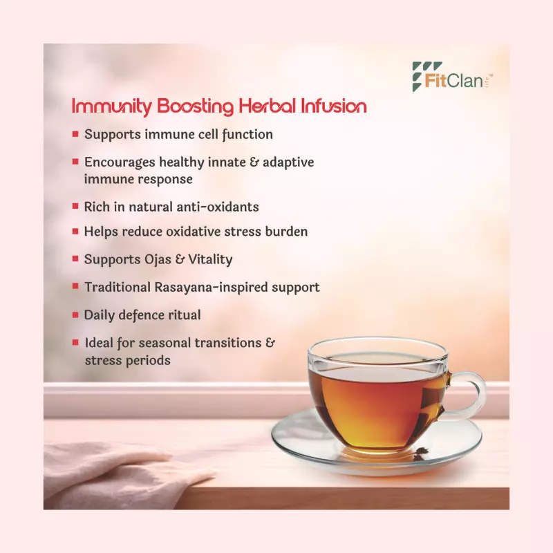 Immunity Boosting Herbal Tea | Ayurvedic Blend with Amla, Ashwagandha & Turmeric