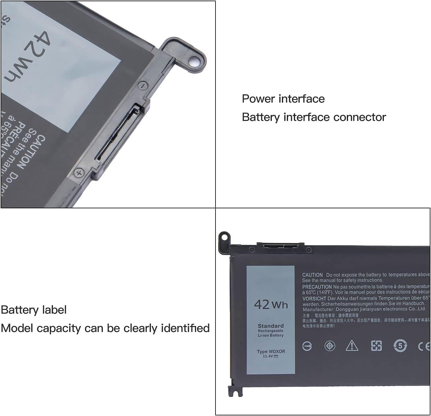 Dell 7579 laptop battery offers reliable performance with a capacity of 42Wh. It ensures long-lasting power for your device, making it ideal for work and entertainment on the go.