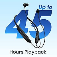 ZEBRONICS Yoga N3 with 46 Hours Backup,Bluetooth V5.2 Wireless Neckband,Enc Calling,Gaming Mode (Upto 50Ms),Voice Assistant,Dual Pairing,Splash Proof&Type C in-ear