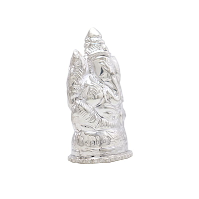 Silver Lord Ganesh Idol, Statue Silver Lord Ganesh Idol, Statue