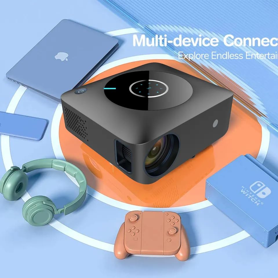 TONZO Android FHD Projector, 1080p Native, 4K Support, Movie Box 13