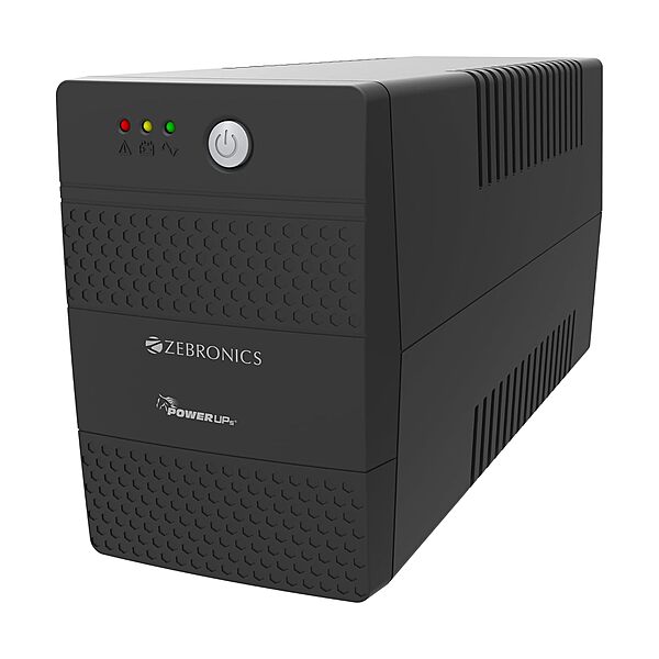 Zebronics U735 600VA/360W UPS is a reliable power backup solution. It features a compact design, LED indicators, and multiple output sockets, ensuring your devices stay powered during outages.