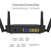ASUS RT-AX53U – AX1800 Dual-Band Gigabit Wi-Fi 6 Extendable Router | Dual WAN