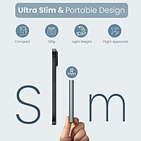 Portronics Magclick 5K is a 5000mAh magnetic wireless charger designed for convenience. It offers fast charging, portability, and a sleek design, making it perfect for on-the-go power needs.