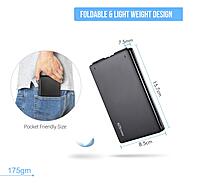 Portronics Chicklet Foldable Bluetooth Keyboard – Black is a portable, sleek keyboard with responsive keys and easy Bluetooth connectivity.