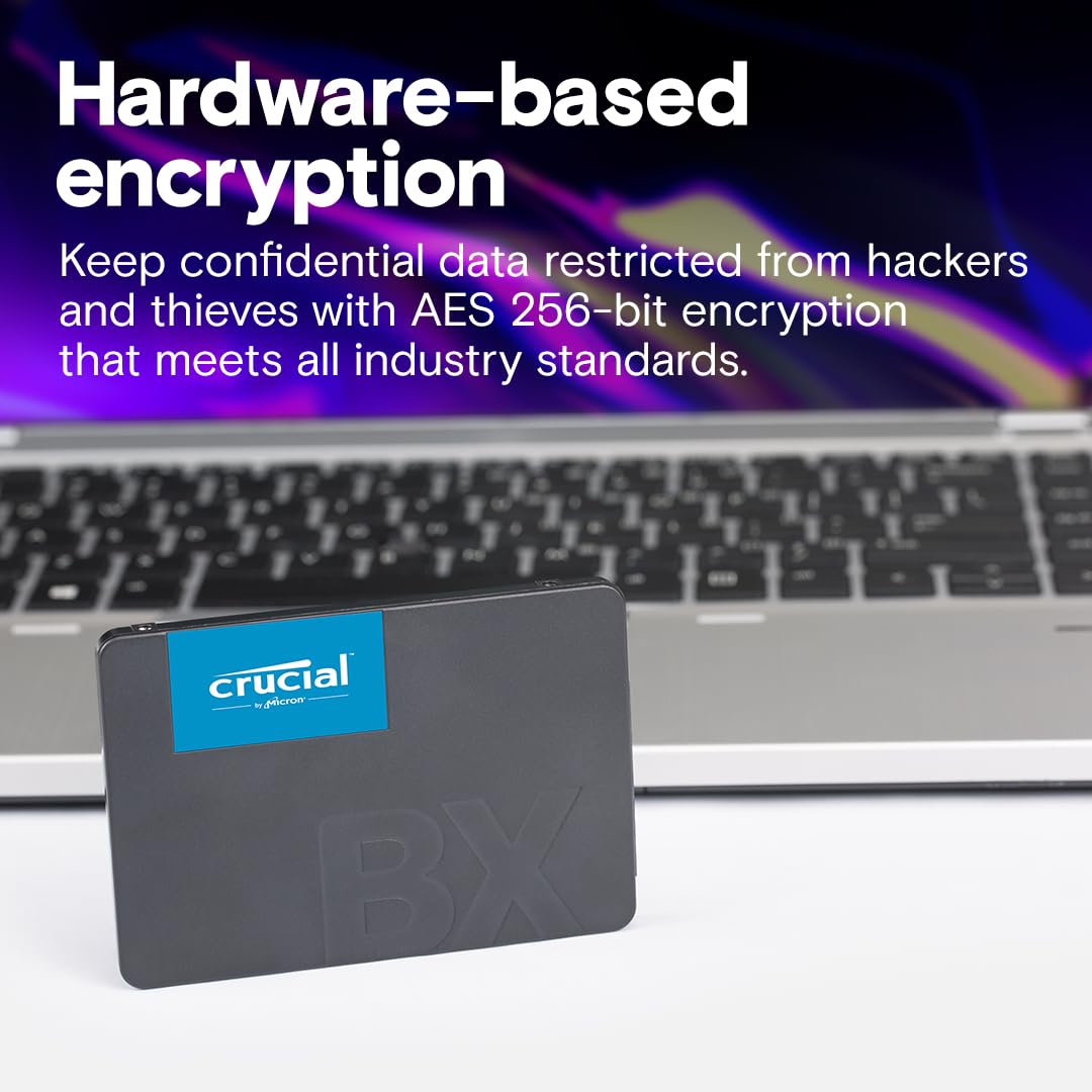 Open Box Crucial BX500 480GB 3D NAND SATA 6.35 cm (2.5-inch) SSD (CT480BX500SSD1)