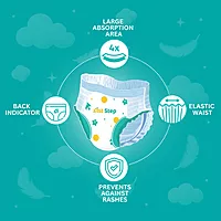 1st Step - Disposable Baby Diaper Size M -70 Pcs Pant Sytle