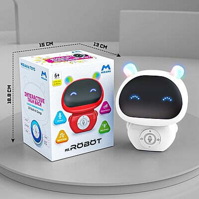 Mirana Mr. Robot - Interactive Talking & Dancing Robot with Bluetooth Speaker