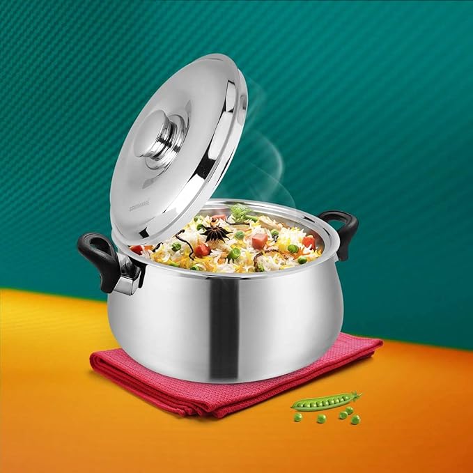 Signora ware Hot Delight Casserole With  Handle ,Steel Lid, 1 Liter