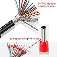 DB15 Solderless Male RS232 D-SUB
Serial Adapter, 15 pin